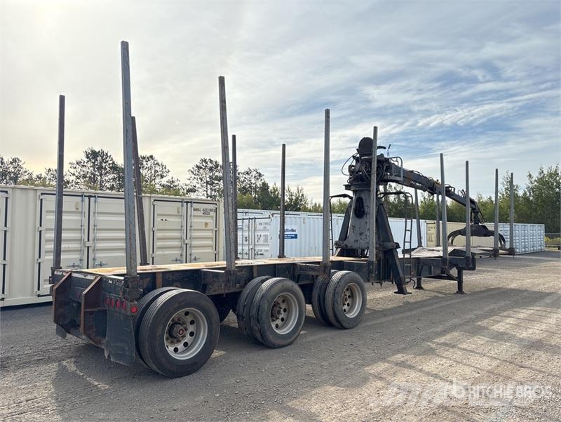 Valley 47 ft Tri/A Self-Loading Log Trailer Metsaveohaagised