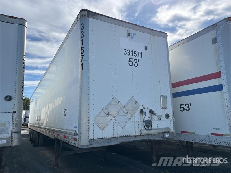 Vanguard National 53 ft x 102 in Tri/A Van Trailer Прицепы-фургоны