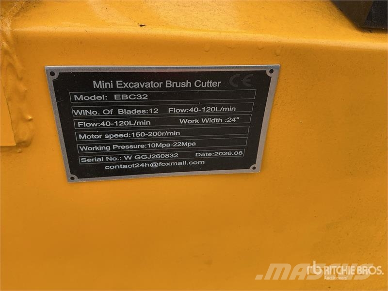 Vicsec VC-EBC32 24 in Mini Excavator Brush Cutter (Unused Andere Zubehörteile