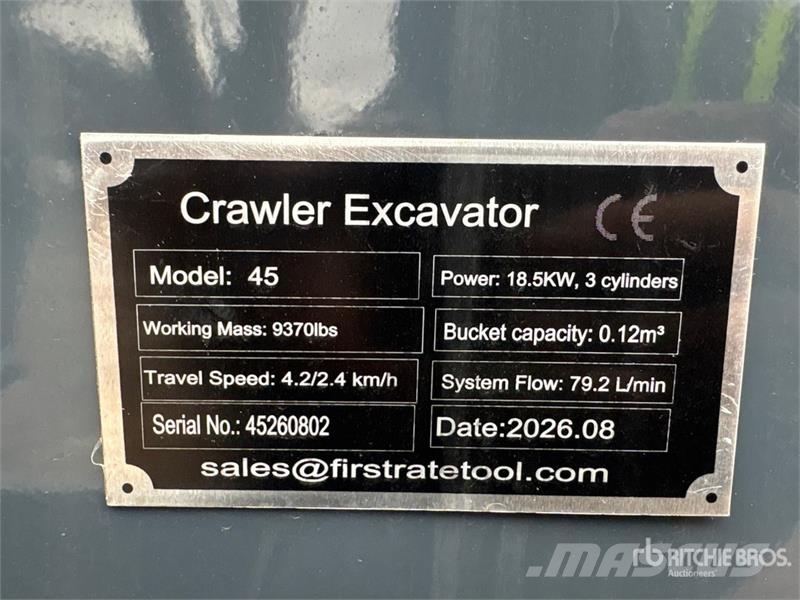 Vicsec VC45 Mini Excavator حفارات صغيرة أقل من 7 طن (حفارات صغيرة)