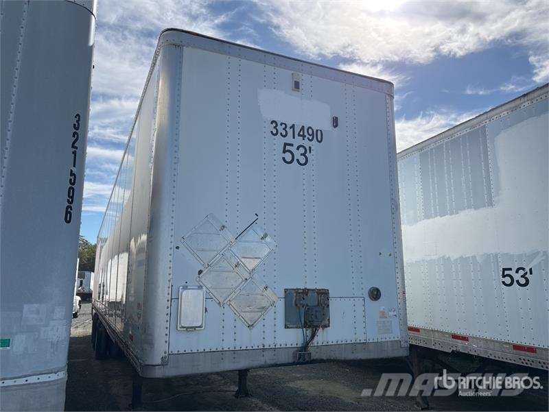 Wabash 53 ft x 102 in Tri/A Van Trailer Прицепы-фургоны
