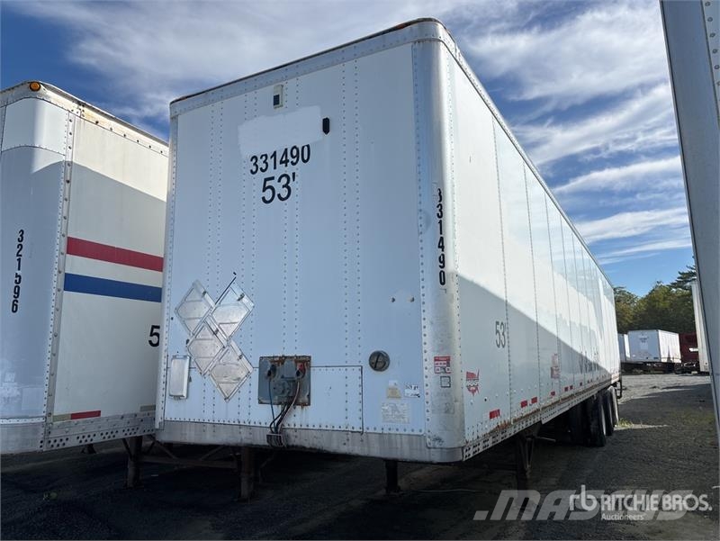 Wabash 53 ft x 102 in Tri/A Van Trailer Прицепы-фургоны