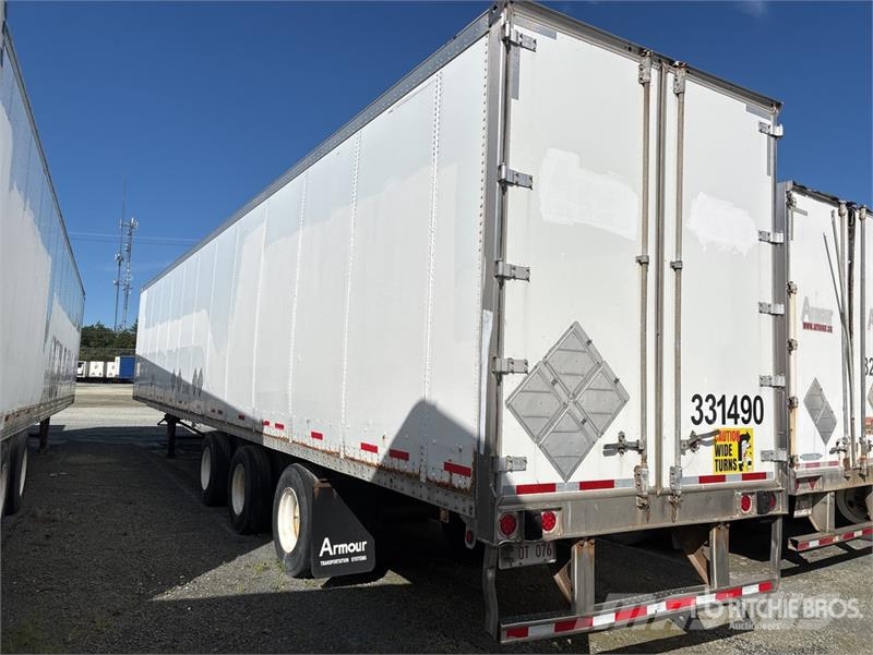 Wabash 53 ft x 102 in Tri/A Van Trailer Прицепы-фургоны