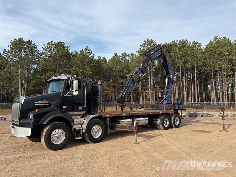 Western Star PM 47524 PX 9489 lb Knuckle Boom on Western Star Camioane cu macara