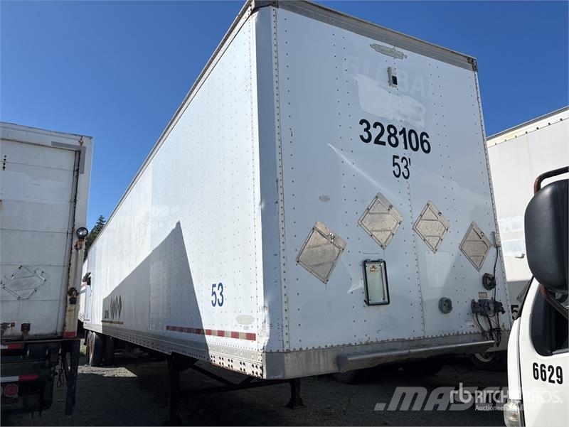 Wizard 53 ft x 102 in T/A Van Trailer Прицепы-фургоны