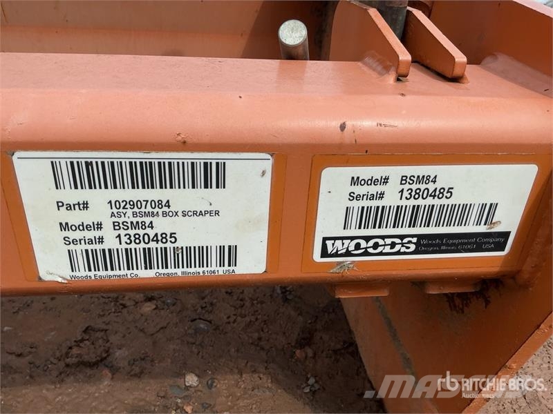 Woods BSM84 84 in Box Scraper - Fits Tractor Muud põllumajandusmasinad