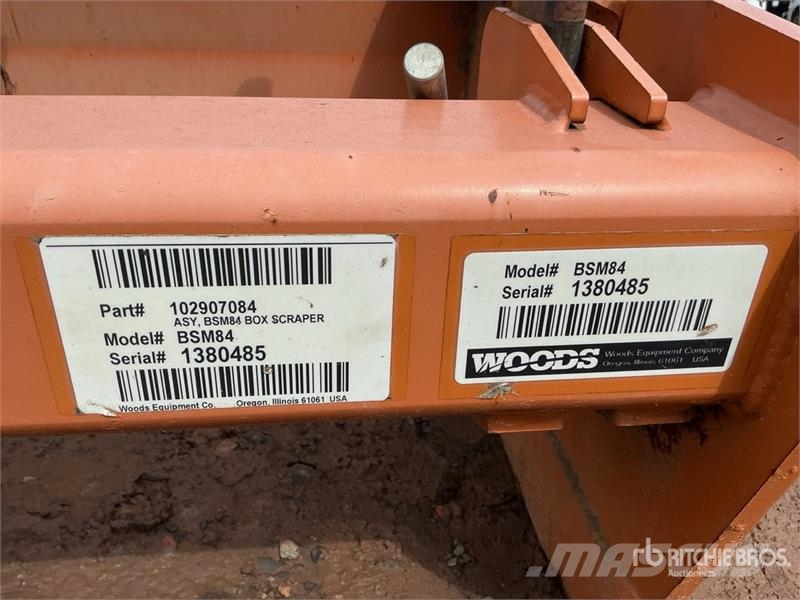 Woods BSM84 84 in Box Scraper - Fits Tractor Muud põllumajandusmasinad