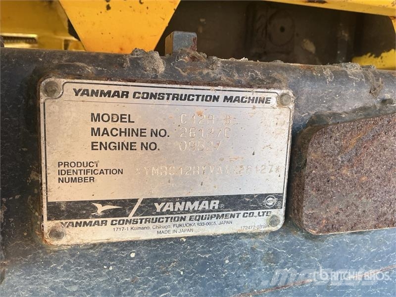 Yanmar C12R Crawler Dumper Site dumpers