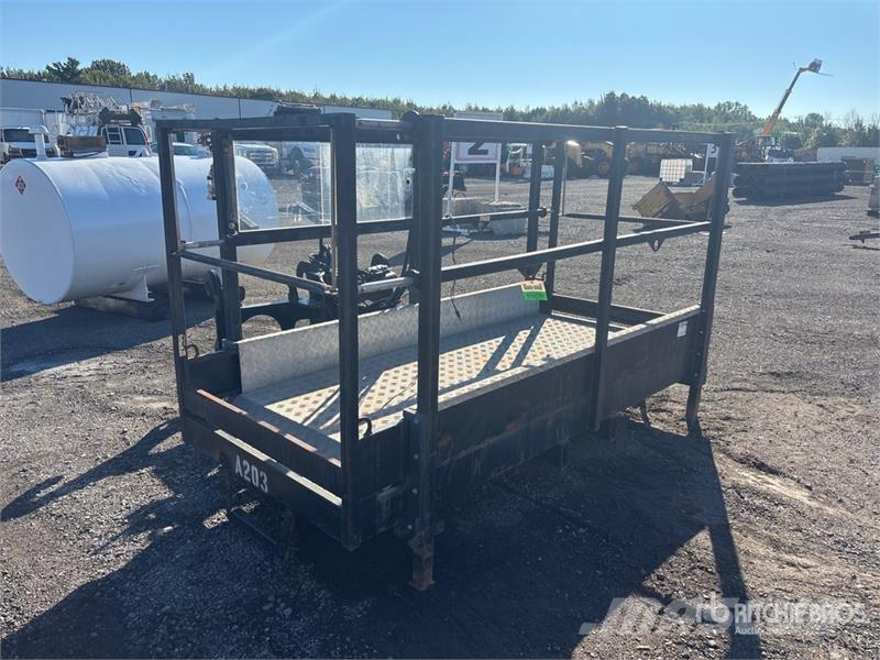 100 in x 43 in Personnel Basket Used Personnel lifts and access elevators