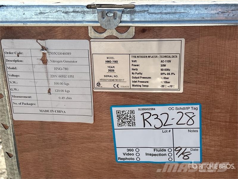 110V Tire Inflation System for Automotive Service Verarbeitungsgeräte