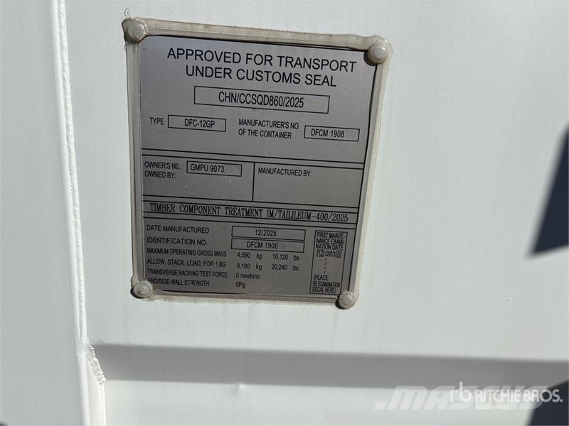  12 ft Storage Container Kontenery magazynowe