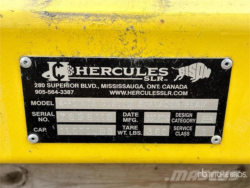 120 in Spreader Beam (Unused) Crane spares & accessories