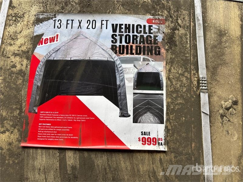 13 ft x 20 ft Carport (Unused) Teraskonstruktsiooniga ehitised