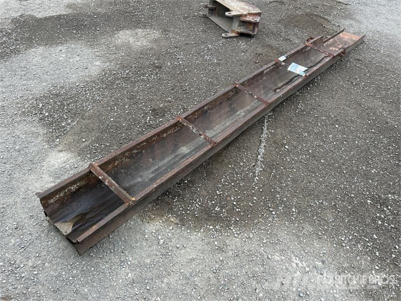 14 in x 12 ft and 12 in by ft 9 in Cement Chute Andre komponenter