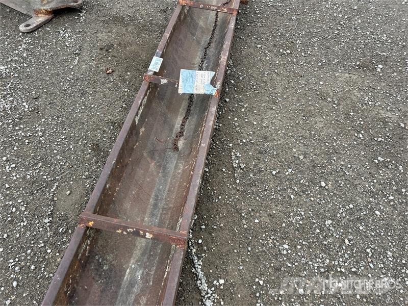 14 in x 12 ft and 12 in by ft 9 in Cement Chute Andre komponenter