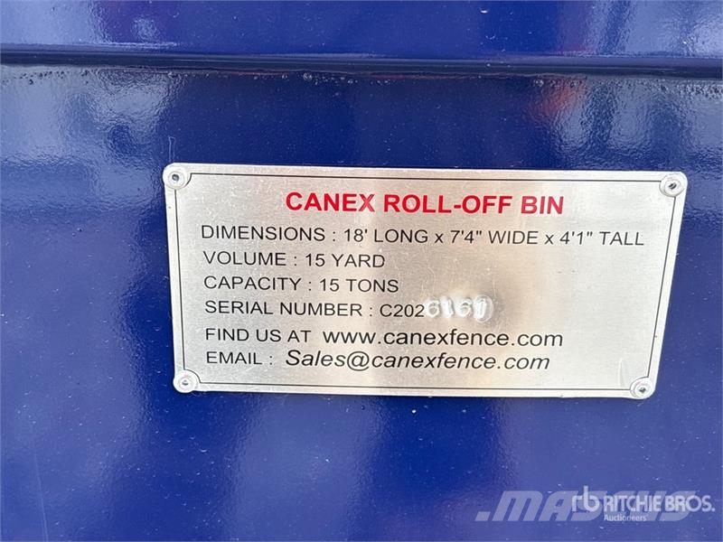  18 ft 15 cyd Roll-Off Container 特种集装箱