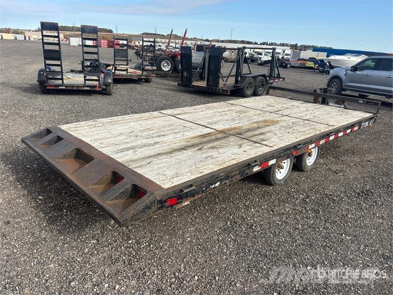 18 ft T/A Flatbed Trailer Причепи-платформи/бокове розвантаження