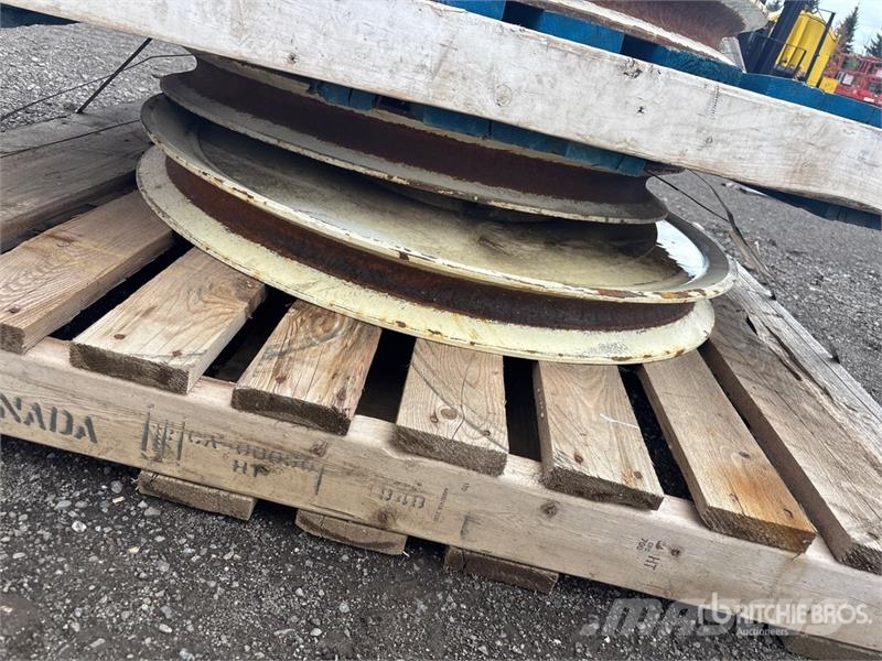 19 in Pulley and Pulley Cover - Fits Liebherr HS85 Pacēlāju/krānu aprīkojums