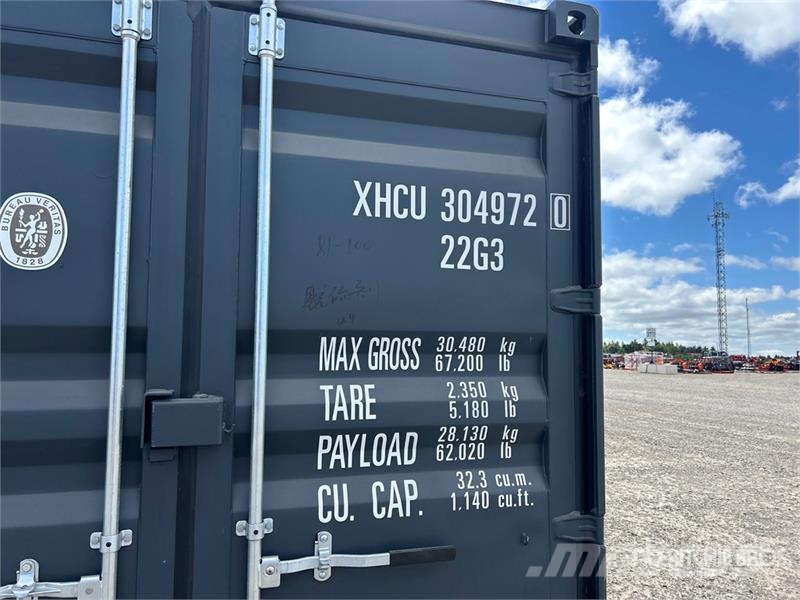 20 ft High Cube Multi-Door Storage Container Varastokontit