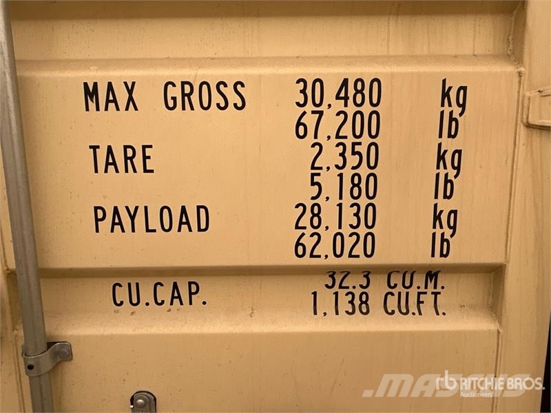  20 ft Standard Multi-Door Storage Container Contenedores de almacenamiento