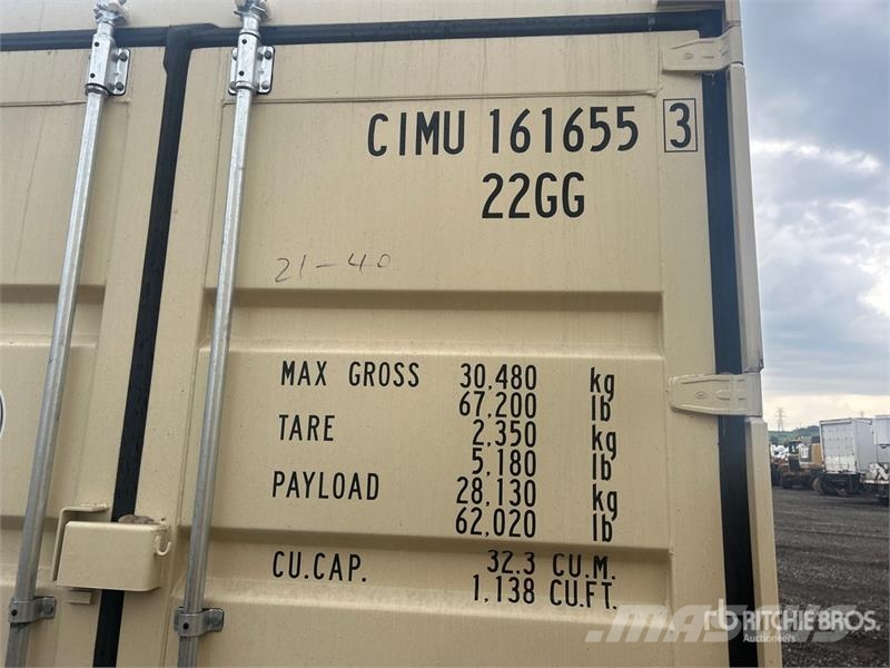 20 ft Standard Multi-Door Storage Container Varastokontit
