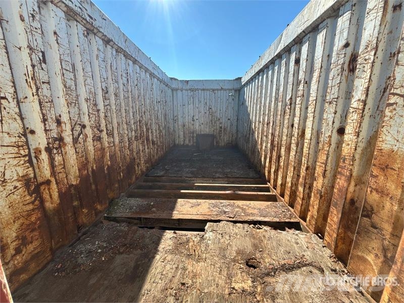 20 ft Standard Open Top Roll-Off Storage Container Lagercontainere
