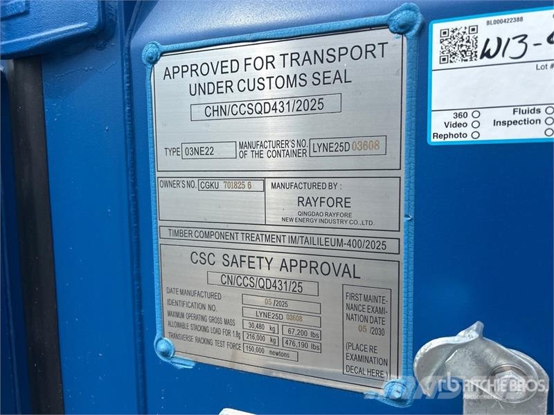 20 ft Standard Storage Container Storage containers