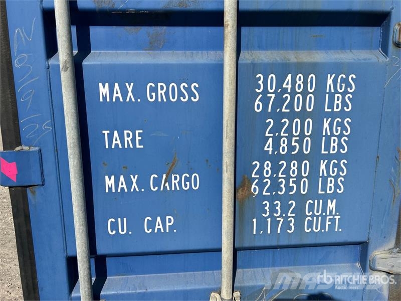 20 ft Standard Storage Container Varastokontit