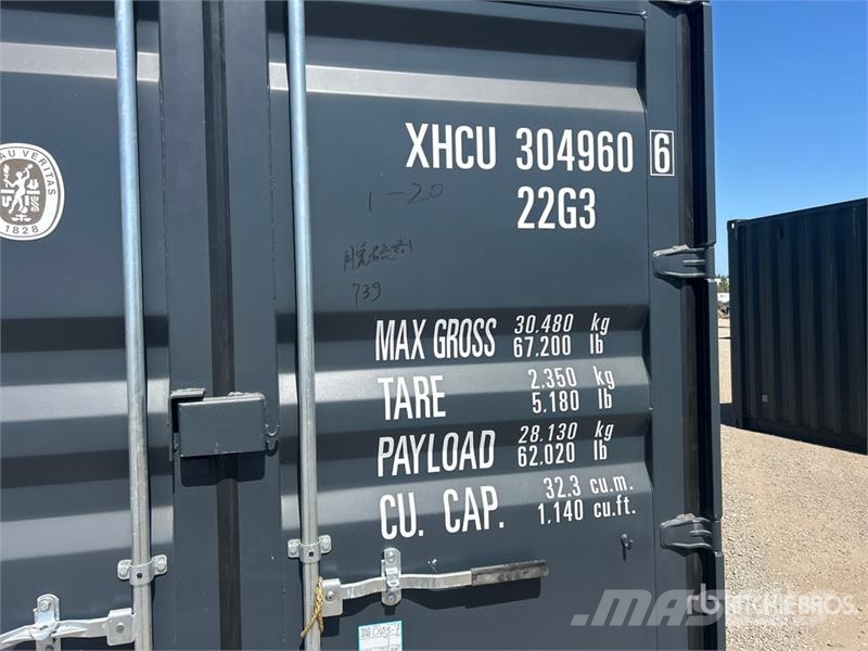 20 ft Standard Storage Container Varastokontit