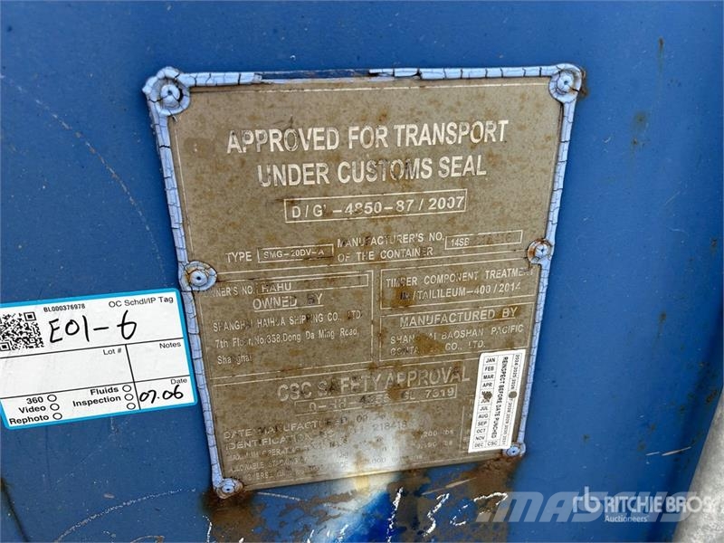 20 ft Standard Storage Container Storage containers