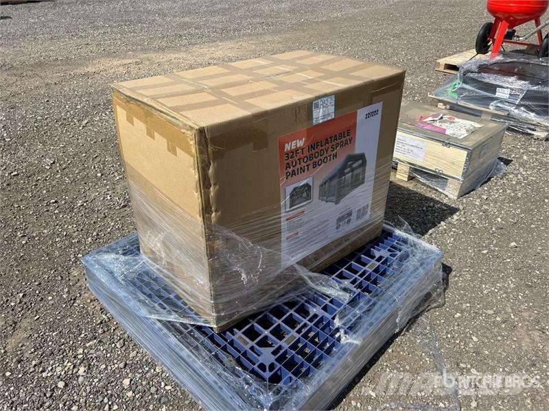 227222 32 ft Inflatable Autobody Spray Paint Booth Andre komponenter