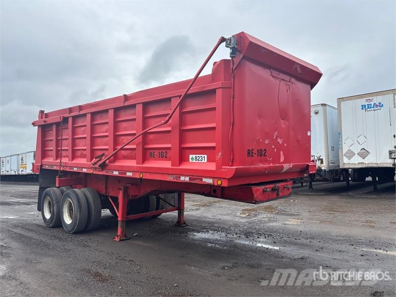 24 ft T/A End Dump Trailer (Inoperable) Billenő pótkocsik