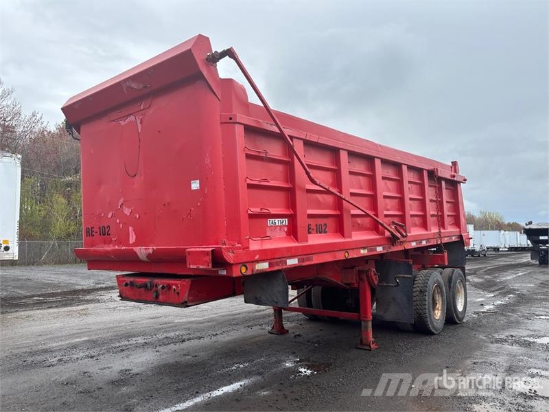 24 ft T/A End Dump Trailer (Inoperable) Billenő pótkocsik