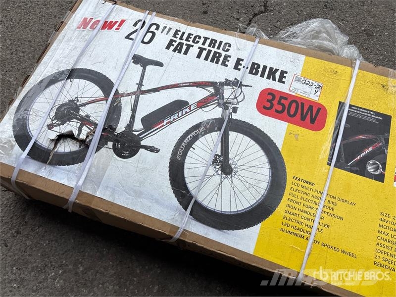 26 in Electric Fat Tire Mountain E-Bike Bicycle (U Andre komponenter