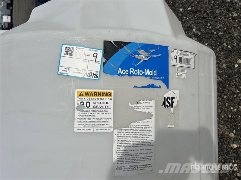 295 gal Water Tank صهاريج الوقود والصهاريج الإضافية