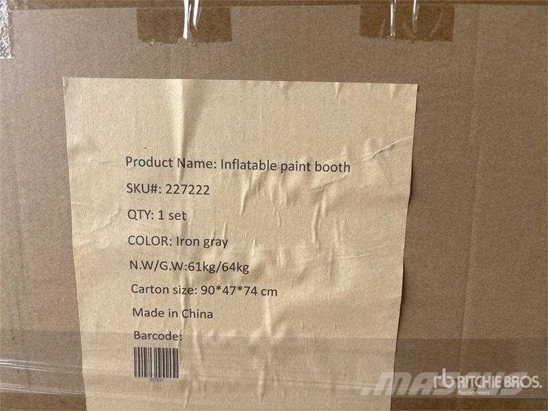  32 ft Inflatable Autobody Spray Paint Booth (Unuse Gradbeništvo - drugo