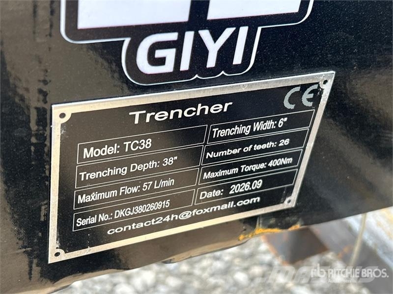 38 in Trencher (Unused) Trenchers
