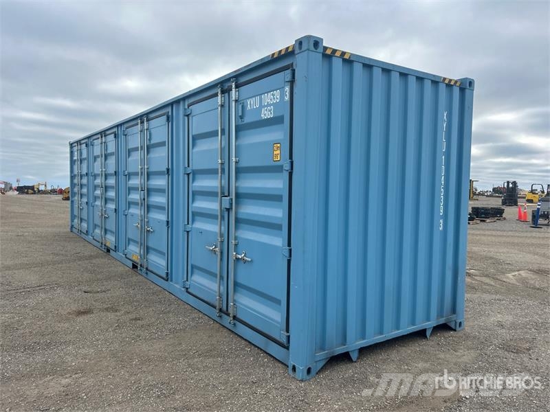 40 ft High Cube Multi-Door Storage Container 贮藏箱