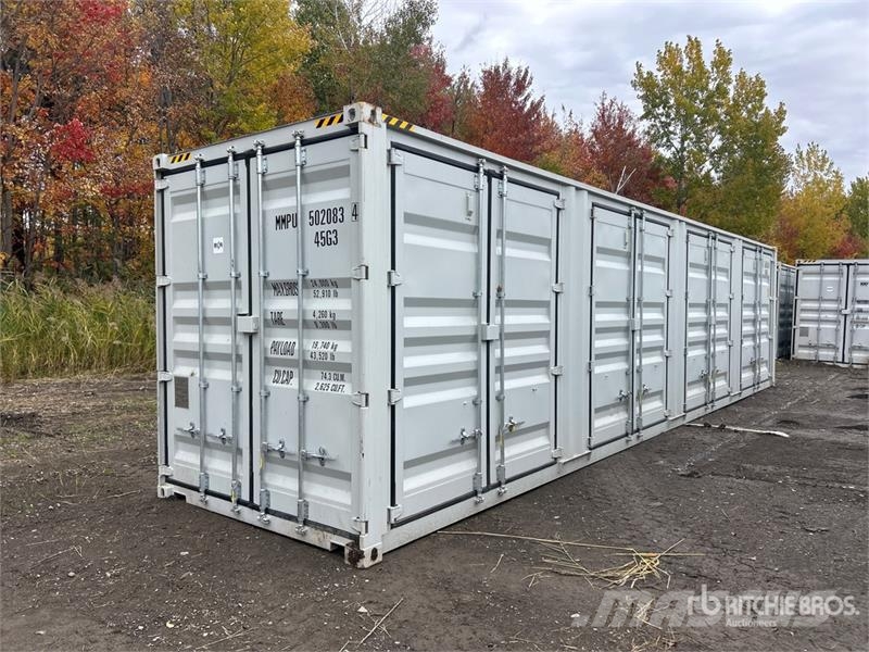 40 ft High Cube Multi-Door Storage Container Raktárkonténerek