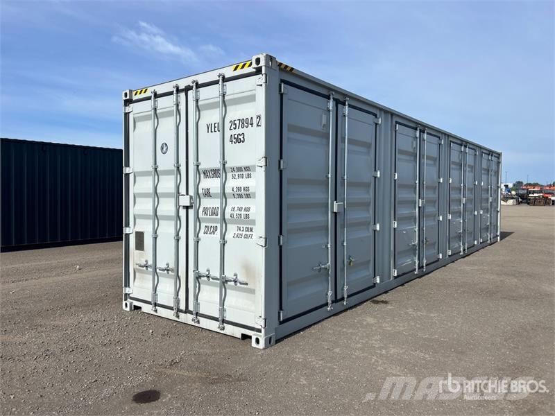  40 ft High Cube Multi-Door Storage Container Lagercontainere