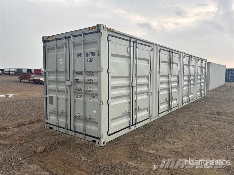  40 ft High Cube Multi-Door Storage Container Varastokontit