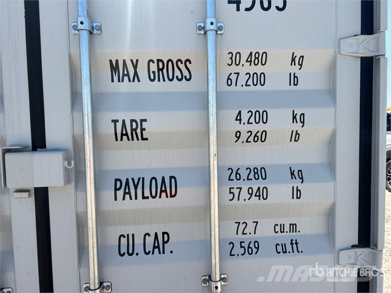 40 ft High Cube Multi-Door Storage Container Varastokontit