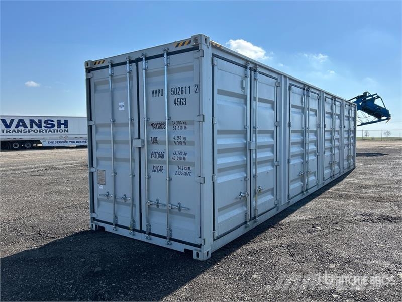  40 ft High Cube Multi-Door Storage Container (Unus Kontejneri za skladištenje