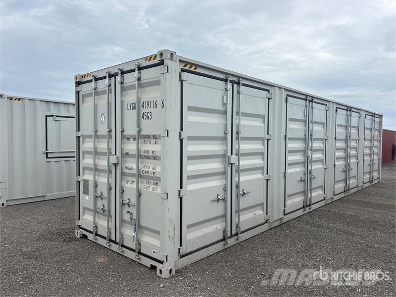 40 ft High Cube Multi-Door Storage Container Container αποθήκευσης