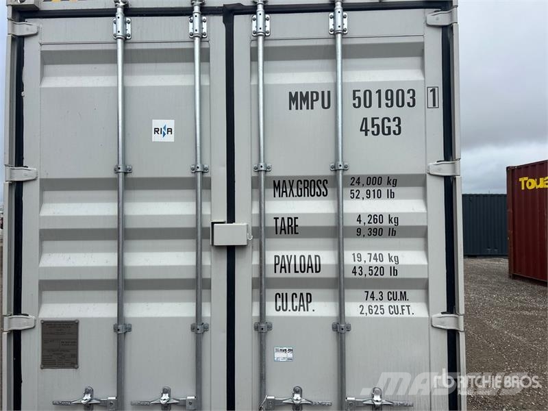 40 ft High Cube Multi-Door Storage Container Varastokontit