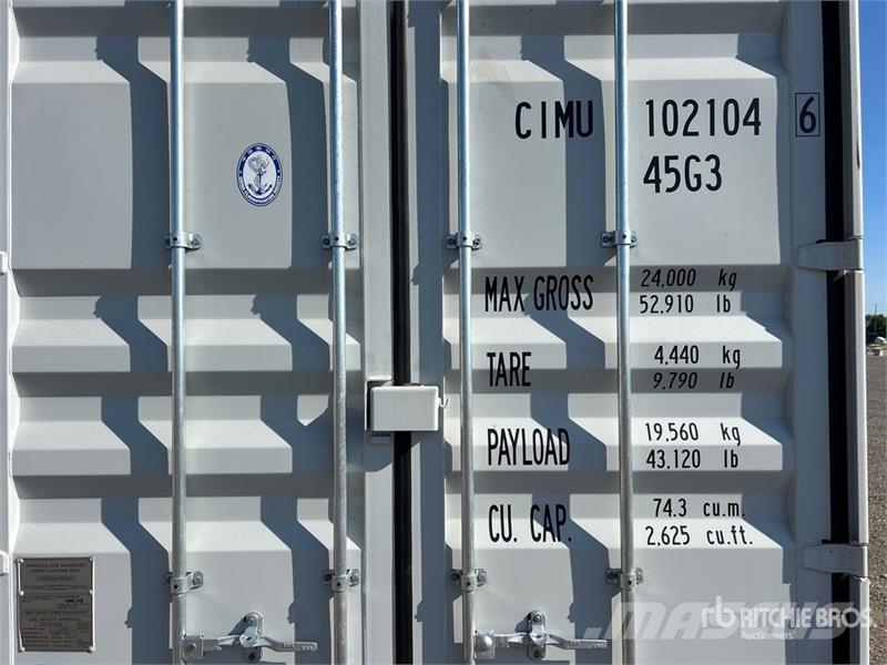 40 ft High Cube Multi-Door Storage Container Varastokontit