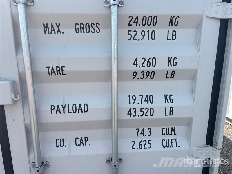 40 ft High Cube Multi-Door Storage Container Varastokontit