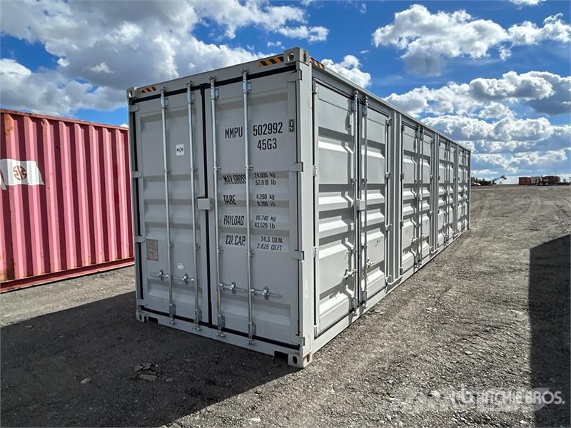 40 ft High Cube Multi-Door Storage Container (Unus Raktárkonténerek