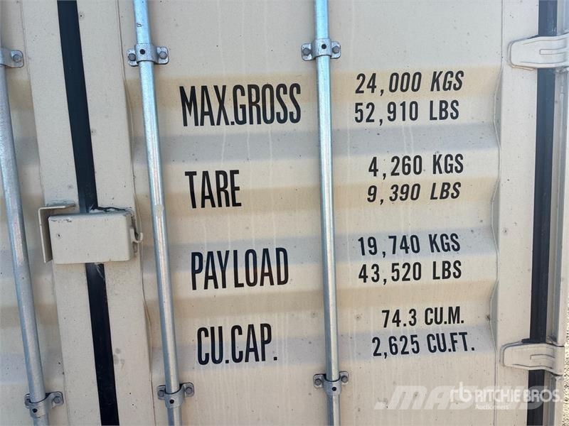  40 ft High Cube Multi-Door Open-Sided Storage Cont حاويات تخزين