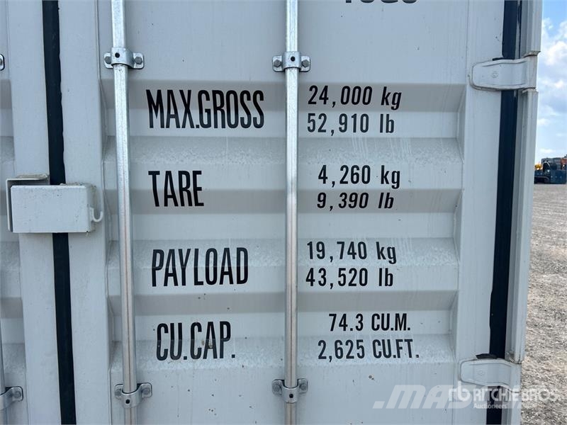  40 ft High Cube Multi-Door Storage Container Varastokontit